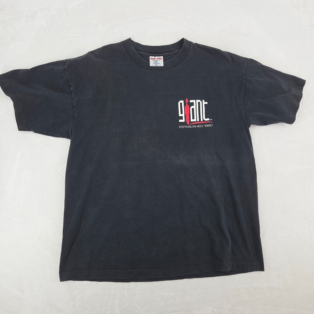 VTG 90s Giant Employee Promo Shirt Sz XL Faded Worn Single Stitch RARE